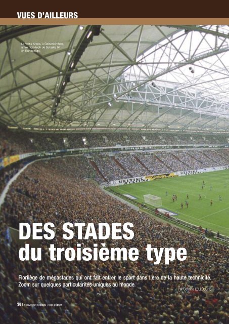 Nouveaux stades : top départ - Ligue de Football Professionnel
