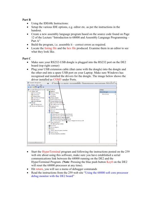 EECE 259 - Lab 5 - Using The Assembler and Debug Monitor.pdf