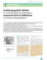 Cardiomyopathie dilatée et cardiopathie ischémique - Réalités ...