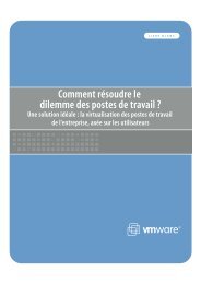 Comment résoudre le dilemme des postes de travail ? - VMware