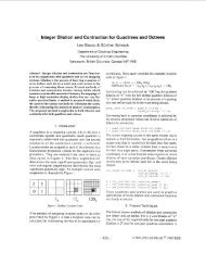 Integer Dilation and Contraction for Quadtrees and Octrees ...