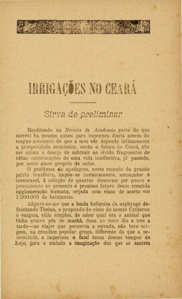 Irrigações no Ceará. Por Th Pompeu Parte 01 - Ceara.pro.br