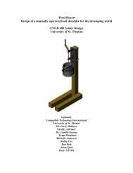 Final Report Design of a manually operated food shredder for the ...