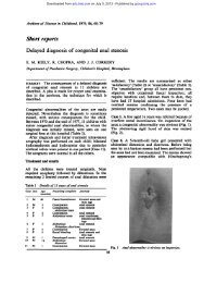 Delayed diagnosis of congenital anal stenosis - Archives of Disease ...