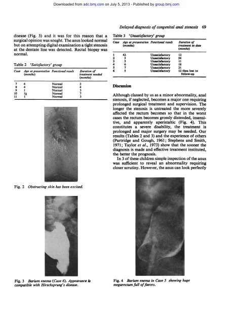 Delayed diagnosis of congenital anal stenosis - Archives of Disease ...