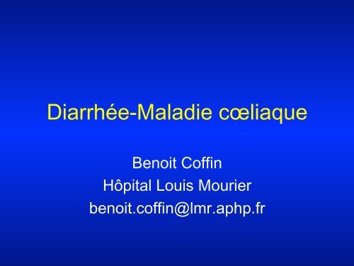 Diarrhée-Maladie cœliaque - Hepato Web