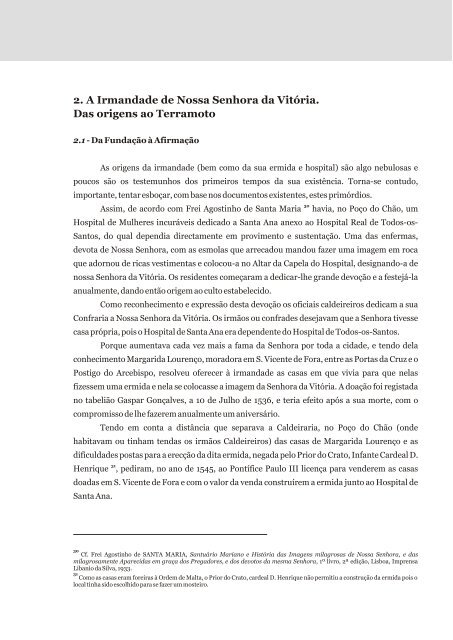 A Igreja de Nossa Senhora da Vitória Irmandade e Hospício (1530 ...