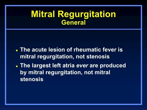 Valvular Lesions of the Heart - LearningRadiology