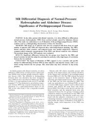 MR Differential Diagnosis of Normal-Pressure Hydrocephalus and ...