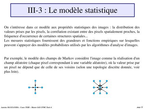 TERI : Traitement et reconnaissance d'images - Ensta