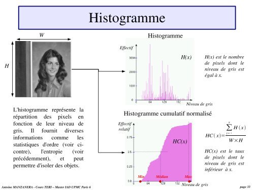 TERI : Traitement et reconnaissance d'images - Ensta