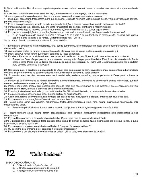 Um estudo das cartas de Paulo aos Romanos, Coríntios , Gálatas, I ...