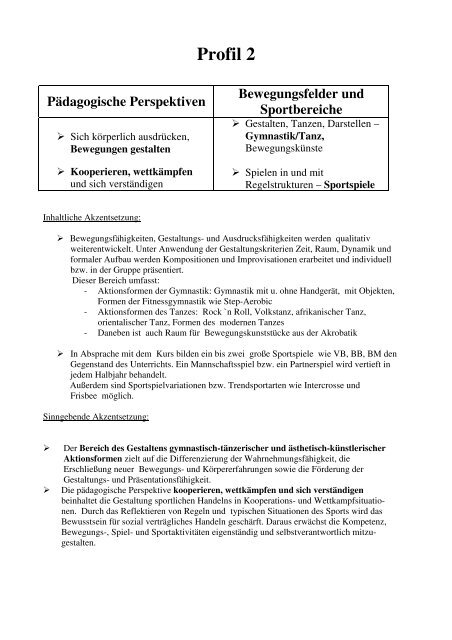 Wahlbogen Sportprofil _2013-14_ - Couven-Gymnasium Aachen