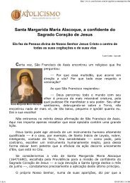 Santa Margarida Maria Alacoque, a confidente do Sagrado Coração ...