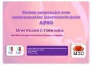APSO - Malformations Cardiaques Congénitales Complexes