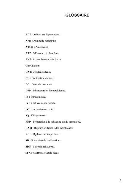 La dystocie cervicale et la stagnation de la dilatation