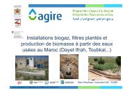 Installations biogaz, filtres plantés et production de biomasse ... - Agire