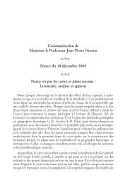 Communication de Monsieur le Professeur Jean-Pierre Husson ...