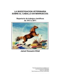 El caballo en Marruecos - COLVET