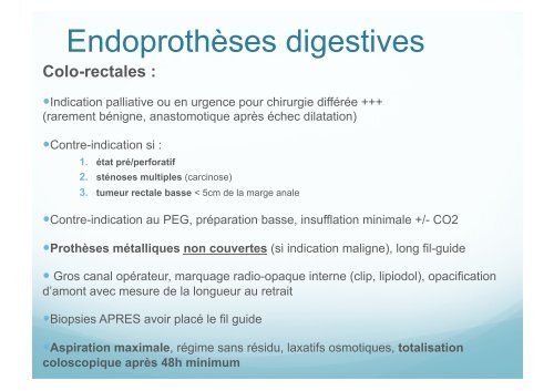 Traitement endoscopique des occlusions intestinales ... - Hepato Web