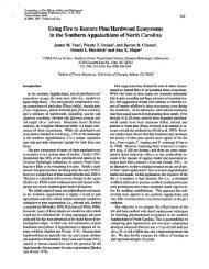 ered Proceedings—Fire Effects on Rare and Endangered Species ...