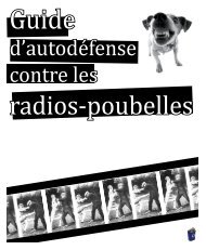 Guide d'autodéfense contre les radios-poubelles - Université Laval