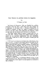 Pour l'histoire du problème inverse des tangentes.