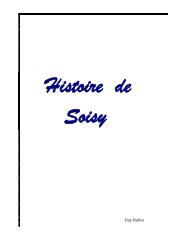 Histoire de Soisy - Montigny-Le-Chartif