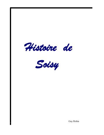 Histoire de Soisy - Montigny-Le-Chartif