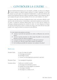 Contrôler la Colère - Morasha Syllabus