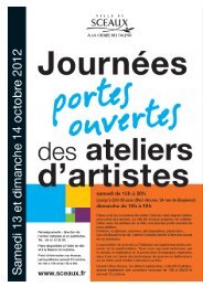 Dossier de présentation JPO 2012 - Ville de Sceaux