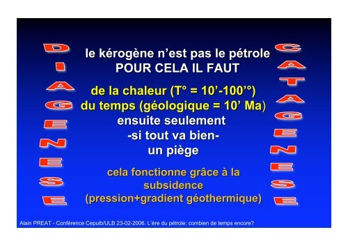 L'ERE DU PETROLE POUR COMBIEN DE TEMPS ENCORE?