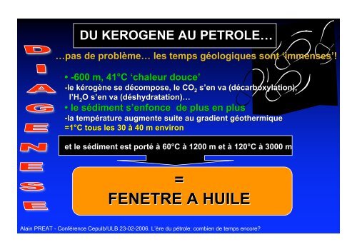 L'ERE DU PETROLE POUR COMBIEN DE TEMPS ENCORE?