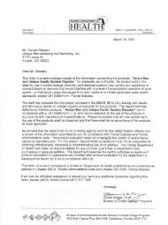 Unique Septic System Digester Letter of Compliance - Florida ...