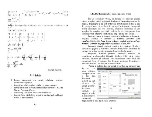 Word - Facultatea de Matematică şi Informatică