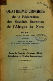 1939 Quatrième Congrès de la Fédération des Sociétés Savantes ...