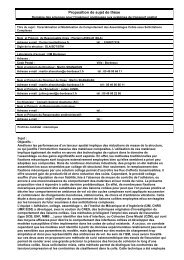 Caractérisation et modélisation du comportement des ... - Cnes