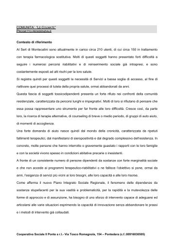 Centro Le Colmate - Azienda USL 3 Pistoia