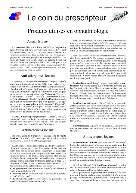 Le Coin Du Prescripteur