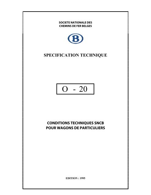 SPECIFICATION TECHNIQUE