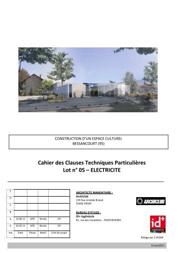 Lot n°5 - APD2 Elec - Ville de Bessancourt