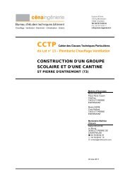 construction d'un groupe scolaire - Commune de Saint Pierre d ...