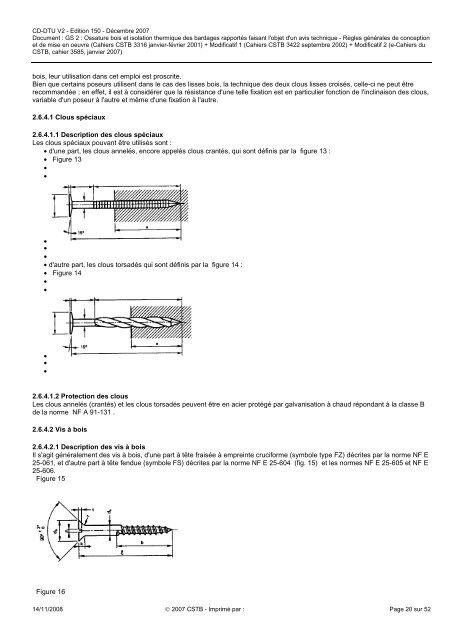 Ossature bois et isolation thermique des bardages rapportés faisant ...