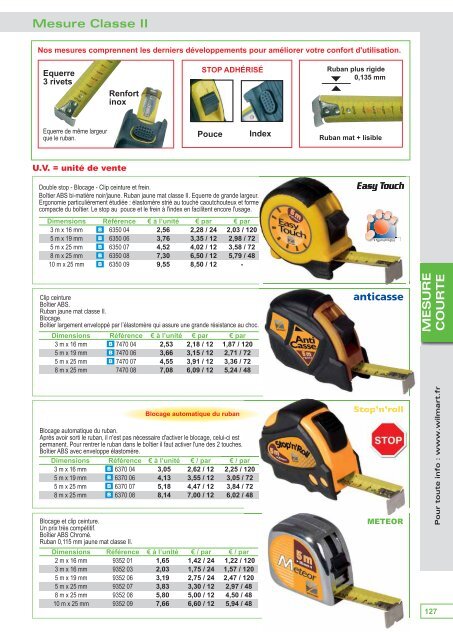 Téléchargez notre Catalogue 2013 Nouveaux tarifs ... - WILMART