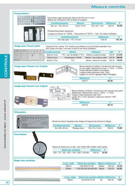 Téléchargez notre Catalogue 2013 Nouveaux tarifs ... - WILMART