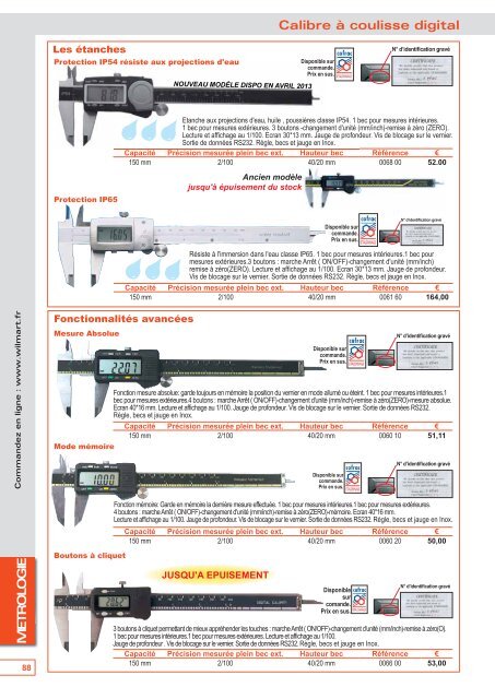 Téléchargez notre Catalogue 2013 Nouveaux tarifs ... - WILMART