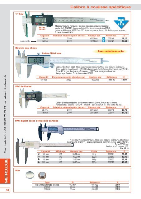 Téléchargez notre Catalogue 2013 Nouveaux tarifs ... - WILMART