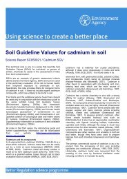 Soil Guideline Values for cadmium in soil (PDF, 188 KB)