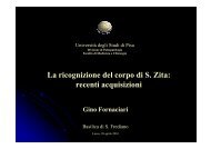 scarica la presentazione - Paleopatologia