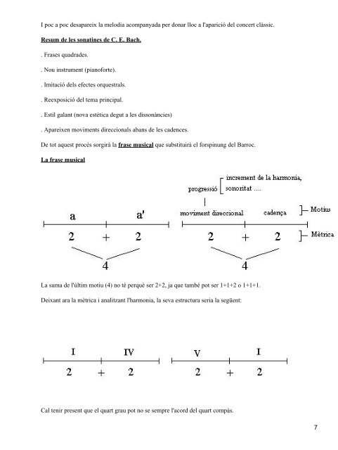 FORMES L' anàlisis bàsic Anàlisi dels components bàsics per a les ...